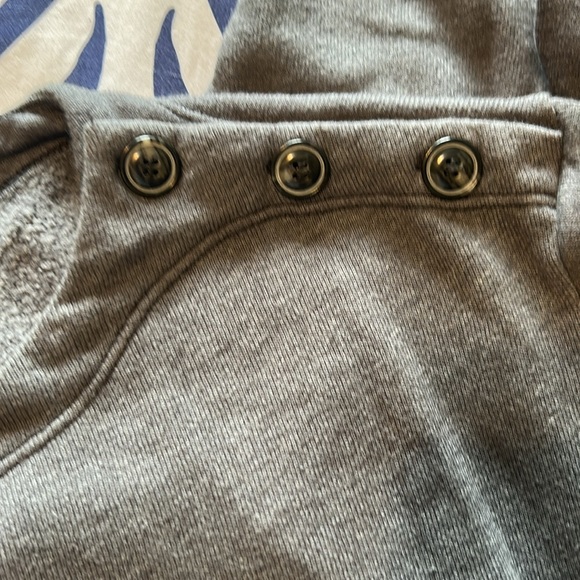 New Xirena | Jenn Fleece Lined Jumpsuit Ember Charcoal Gray Jogger Style Large - Picture 4 of 11